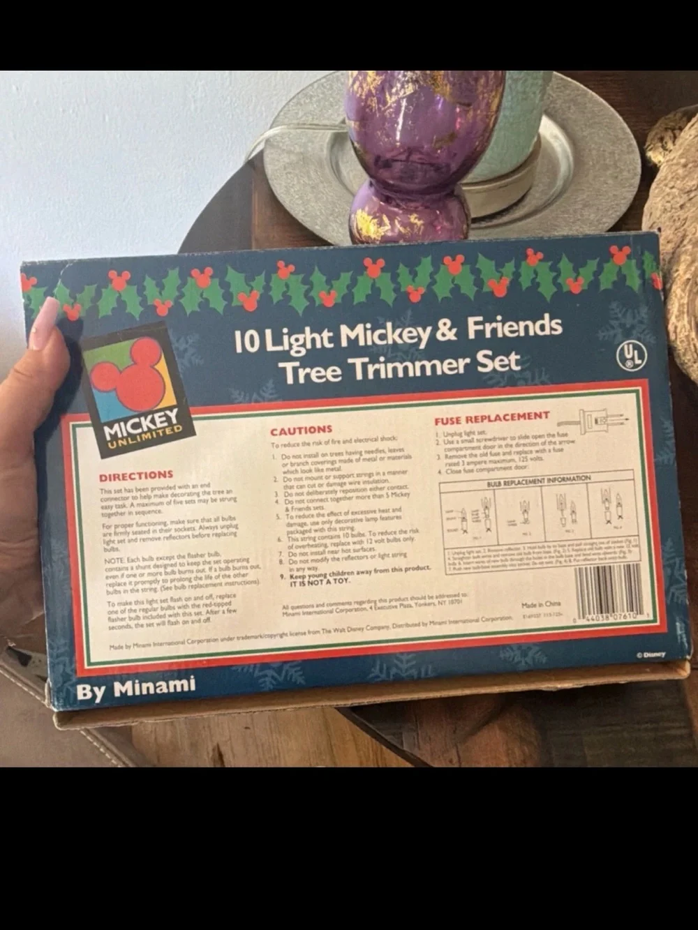 Christmas Mickey Unlimited Minami 10 Light Mickey Goofy Donald